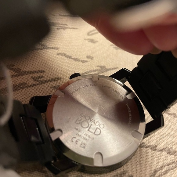 Unisex Swiss Bold Large Black Polymer Bracelet Watch 42mm 3600047 - Picture 6 of 8